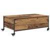 vidaXL Mesa de Caf&eacute; Madera envejecida 91 x 55 x 32 cm