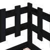 vidaXL Sof&aacute; cama sin colch&oacute;n madera maciza de pino negro 90x190 cm
