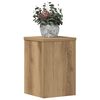 vidaXL Soportes de plantas 2 uds madera roble artisian 20x20x30 cm