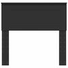 vidaXL Cabecero Roble Negro 90 cm Madera contrachapada
