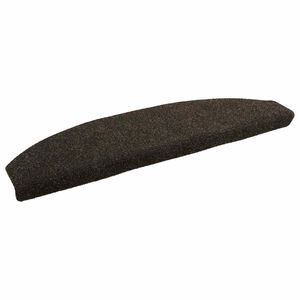 vidaXL Alfombras autoadhesivas para escaleras 15 pcs Marr&oacute;n Oscuro