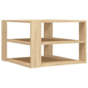 vidaXL Mesa de centro madera de ingenier&iacute;a roble Sonoma 58x58x40cm