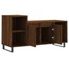 vidaXL Mueble para TV madera contrachapada marr&oacute;n roble 100x35x55 cm