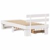 vidaXL Estructura de cama con caj&oacute;n 75 x 190 cm Madera de pino macizo