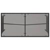 vidaXL Set comedor de jard&iacute;n 3 pzas con cojines rat&aacute;n sint&eacute;tico negro