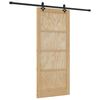vidaXL Puerta Corredera ORKDAL 86 x 198,5 cm Madera de Pino Maciza