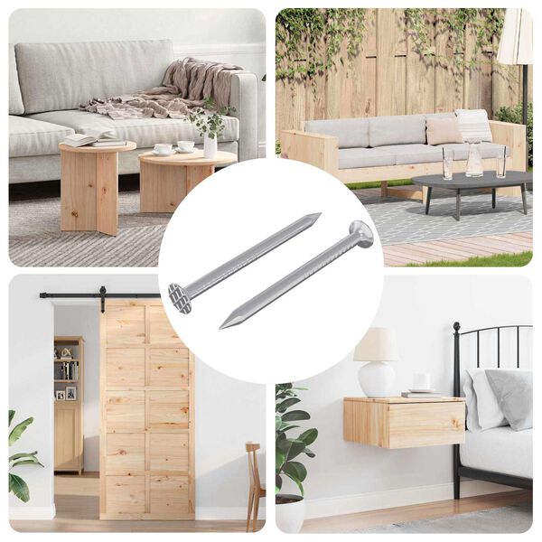 vidaXL Clavos para Madera 2 pcs
