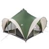 vidaXL Carpa Tipi con techo Verde 6 personas Poli&eacute;ster y Acero