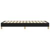 vidaXL Estructura de cama con somier tela negro 100x200 cm