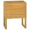 vidaXL Mueble de ba&ntilde;o madera maciza de teca 60x40x75 cm
