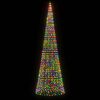 vidaXL &Aacute;rbol de Navidad 1534 LED colores 500 cm