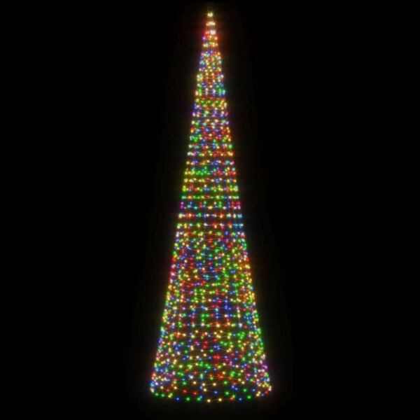vidaXL &Aacute;rbol de Navidad 1534 LED colores 500 cm