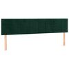 vidaXL Estructura cama sin colch&oacute;n terciopelo verde oscuro 120x190cm