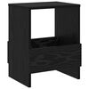 vidaXL Estante de revistas 2 pcs Roble Negro 35 x 30 x 45 cm