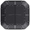 vidaXL Compostador de jard&iacute;n negro 93,3x93,3x113 cm 740 L
