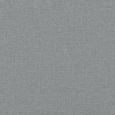 vidaXL Sillón de tela gris claro 60 cm