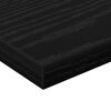 vidaXL Tablero de Estanter&iacute;a 4 pcs Negro 40 x 10 x 1,5 cm