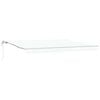 vidaXL Toldo retr&aacute;ctil Blanco 450 x 300 cm Tela y Aluminio