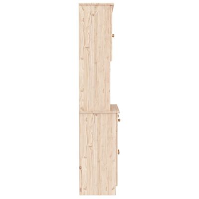 vidaXL Aparador alto ALTA madera maciza de pino 77x35x165 cm