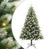 vidaXL &Aacute;rbol de Navidad Artificial Plegable con Nieve Esponjosa 180 cm