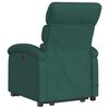 vidaXL Sill&oacute;n masaje el&eacute;ctrico reclinable elevable tela verde oscuro