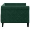 vidaXL Sofá cama sin colchón terciopelo verde oscuro 80x200 cm
