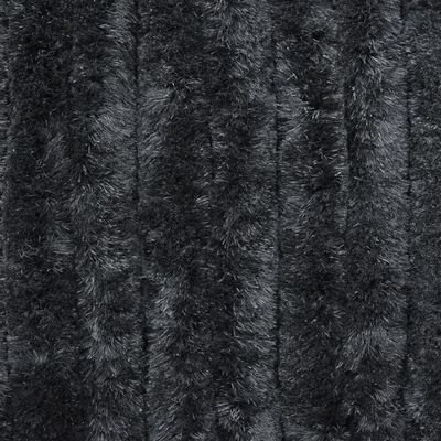 vidaXL Cortina antimoscas chenilla gris antracita 100x230 cm