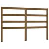 vidaXL Cabecero de cama madera maciza de pino marr&oacute;n miel 146x4x100 cm
