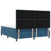 vidaXL Cama tipo Box Spring Azul oscuro 180 x 200 cm Terciopelo