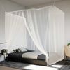 vidaXL Mosquitera colgante 156 malla blanca 220x200x210 cm