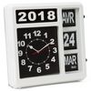 Perel Reloj de pared con calendario versi&oacute;n francesa 31x31 cm