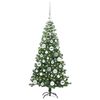 vidaXL &Aacute;rbol de Navidad con 150 LED con soporte Verde 120 cm PVC