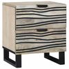 vidaXL Mesa de noche Blanco 40 x 33 x 46 cm Madera de ingenier&iacute;a
