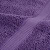 vidaXL Toallas de ducha SOLUND 2 unidades morado 70x140 cm 600 gsm