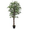 vidaXL Arce artificial con 504 hojas verde 150 cm