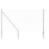 vidaXL Poste de Valla Plateado 25 x 1 m (malla de 36 mm) Acero