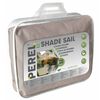 Perel Toldo de vela cuadrado 3,6 m gris topo GSS4360TA