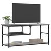 vidaXL Mueble de TV contrachapada y acero gris Sonoma 103x38x46,5 cm