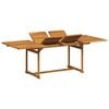 vidaXL Juego comedor de jard&iacute;n 7 pzas madera maciza acacia y textileno
