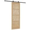 vidaXL Puerta Corredera ORKDAL Natural 83 x 232 cm