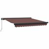 vidaXL Toldo retr&aacute;ctil manual marr&oacute;n 300x250 cm