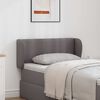 vidaXL Oreja de cabecero Gris Tenue 40 x 23 x 6 cm PVC