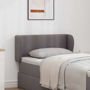 vidaXL Oreja de cabecero Gris Tenue 40 x 23 x 6 cm PVC