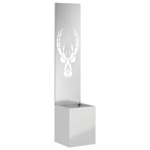 vidaXL Pantalla de Privacidad para Jard&iacute;n Plateado 32 x 32 x 150 cm