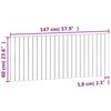vidaXL Cabecero de cama de pared madera maciza pino blanco 147x3x60 cm