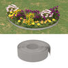 vidaXL Borduras de jardín 4 uds polietileno gris 10 m 15 cm