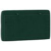 vidaXL Cabecero de cama acolchado terciopelo verde oscuro 90 cm