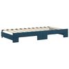 vidaXL Sof&aacute; cama nido con cajones terciopelo azul 100x200 cm