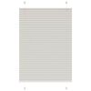 vidaXL Estor Plisado gris claro 90x150 cm Tela Ancho 89,4 cm Poli&eacute;ster