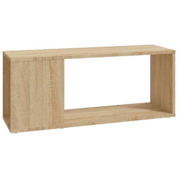 vidaXL Mueble para TV madera contrachapada roble Sonoma 80x24x32 cm